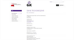 Desktop Screenshot of gik.gda.pl