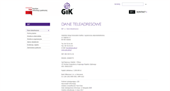 Desktop Screenshot of bip.gik.gda.pl